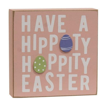 2 Set Hoppity Easter & Green Check Chunky Bunny Sitter - The Fox Decor